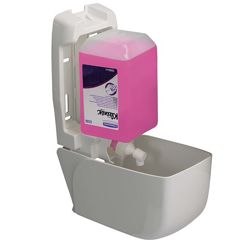 Aquarius Plastic Liquid & Foaming Hand Soap Dispenser White