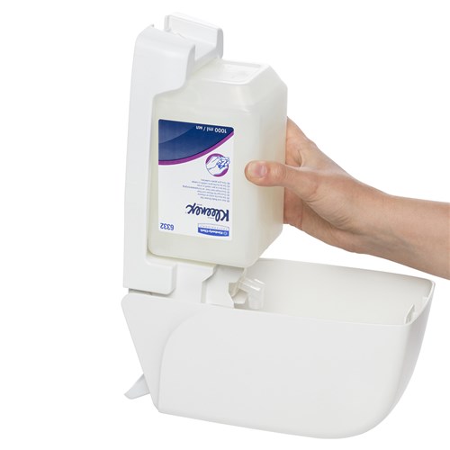 Aquarius Plastic Liquid & Foaming Hand Soap Dispenser White