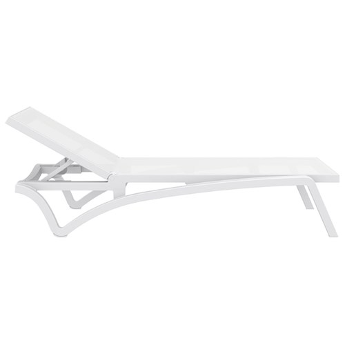 Pacific Sunlounger White/White 4242104