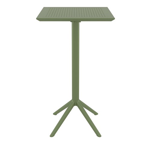 4242226 - Siesta Sky Folding Bar Table 60 Olive Green 1080mm