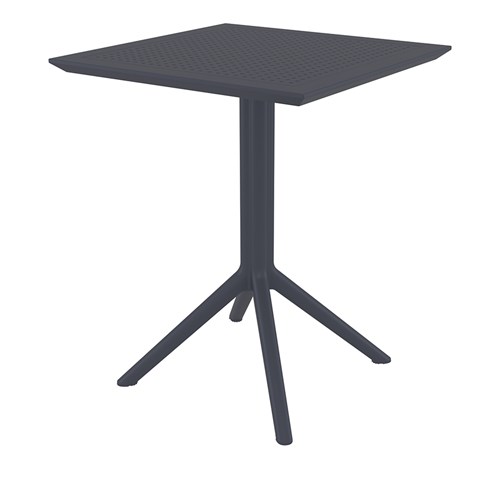 Siesta Sky Folding Table 60 Grey 740mm