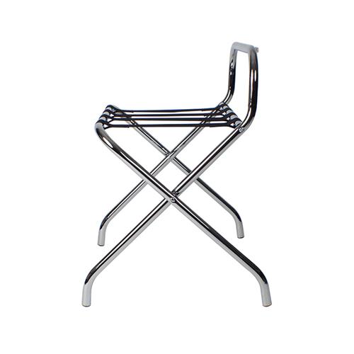 Luggage Rack Chrome Metal W/- Rear Support (4)