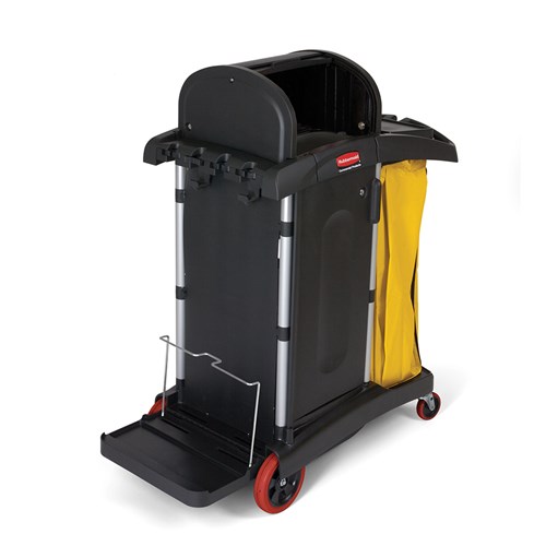 4498080 - High Security Janitor Cart Locking Cabinet Black