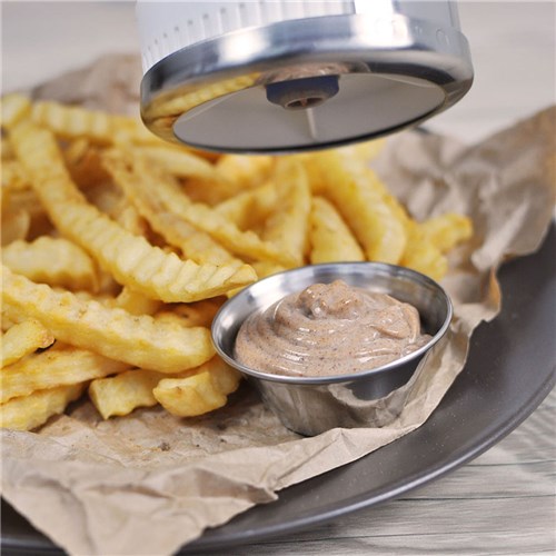 Sauce Gun Bottle & 1-Valve Orange Cap 621ml 21oz