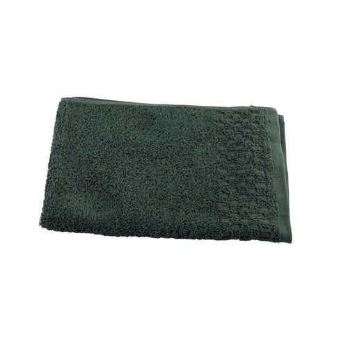 HAND TOWEL CHEQUERS FORREST GREEN 40 X 60CM