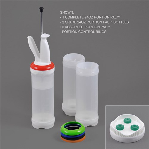 Portion Pal Kit & 3-Valve Green Cap 709ml 24oz