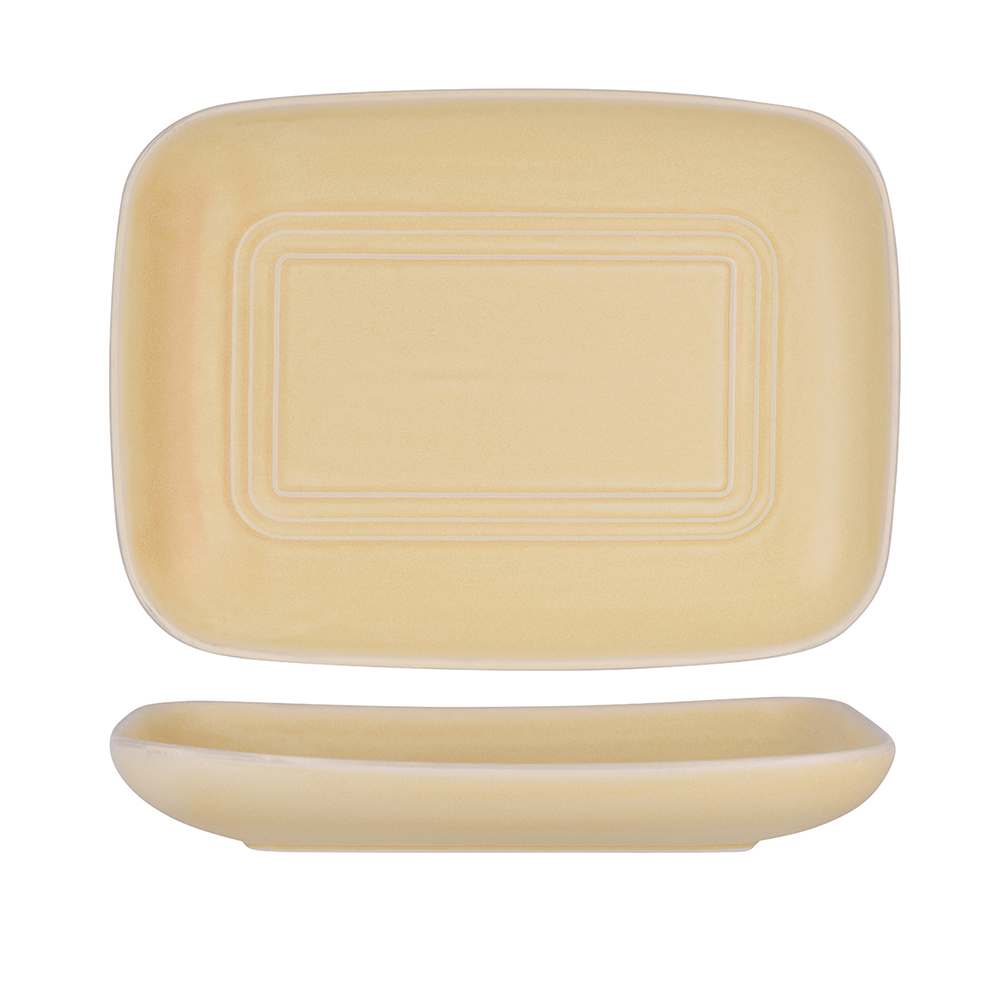 Urban Loft Rect Server Sandstone 365mm | Reward Hospitality