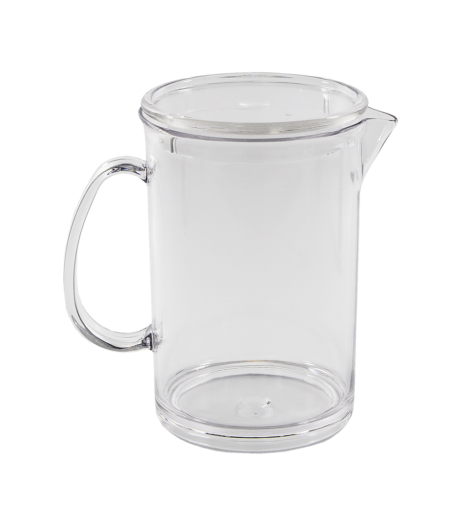 Polycarbonate Jug With Lid 1L 1846476 Reward Hospitality