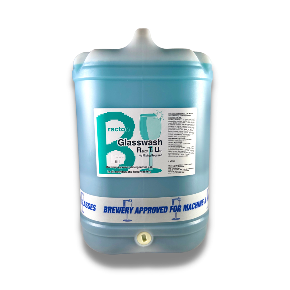 Bracton Ready to Use Beer & Wine Glasswash Detergent 25L - 3036330 ...