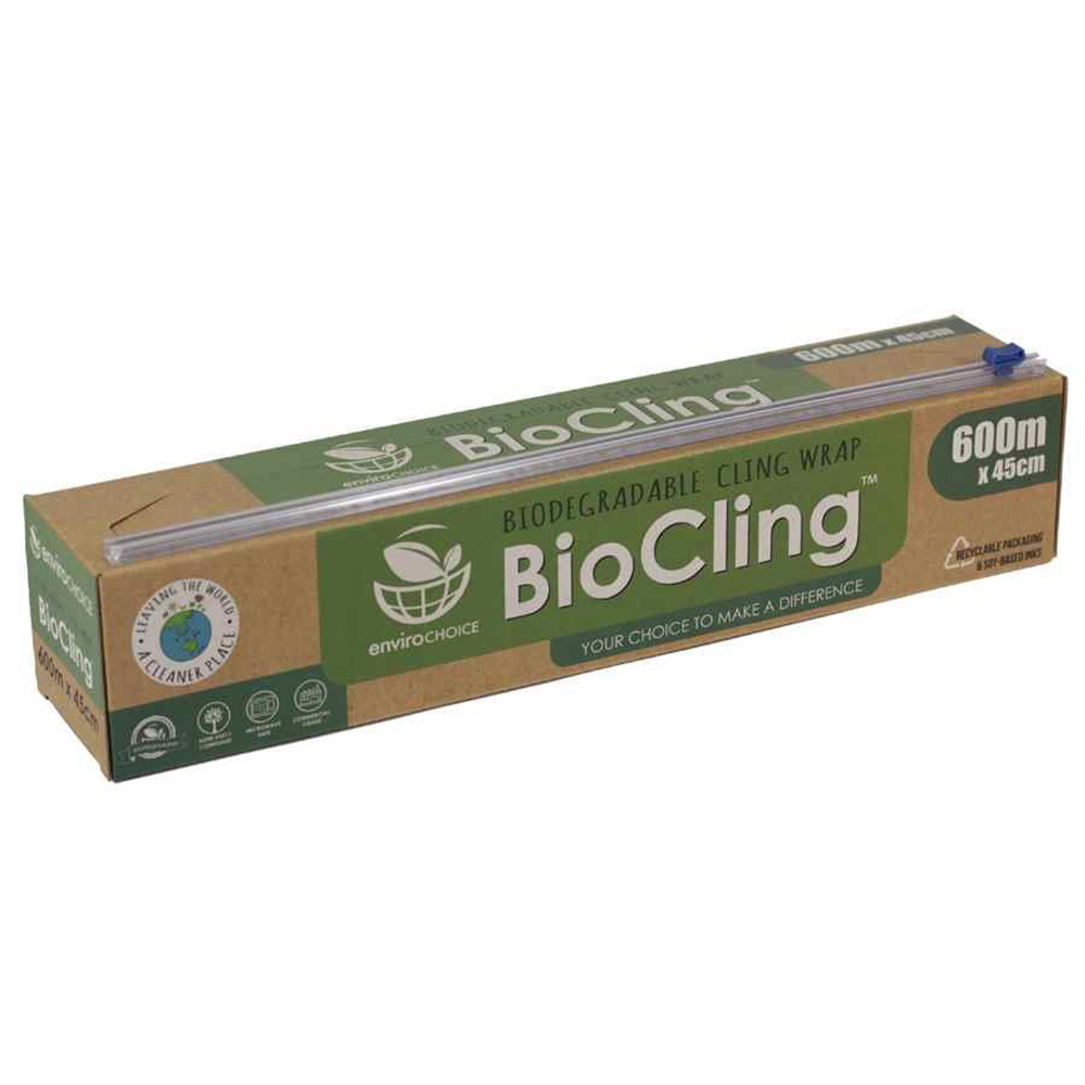 Biodegradable Cling Wrap 45cm x 600m 3440080 Reward Hospitality