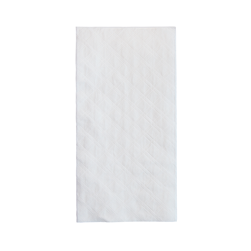 Embossed Paper Dinner Napkin White 1/8 Fold 400x400mm - 3449000 ...