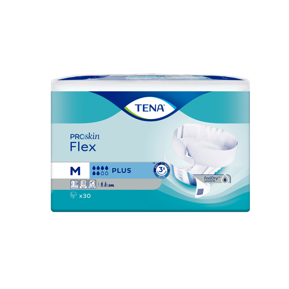 Tena Proskin Flex Plus Belted Brief Medium - 3478041 | Reward Hospitality