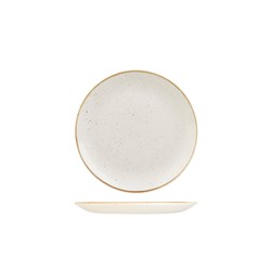 1076394 - Stonecast Coupe Plate 165Mm Barley Wht
