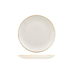 1076395 - Stonecast Coupe Plate 217Mm Barley Wht
