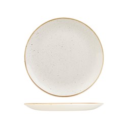 1076396 - Stonecast Coupe Plate 260Mm Barley Wht