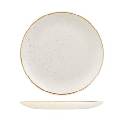 1076397 - Stonecast Coupe Plate 288Mm Barley Wht