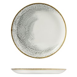 1076408 - ACCENTS COUPE PLATE 288MM JASPER GREY