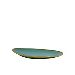 Seychelles Triangle Plate Blue 250mm 