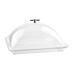 Display Rectangle Dome Cover Clear 203mm
