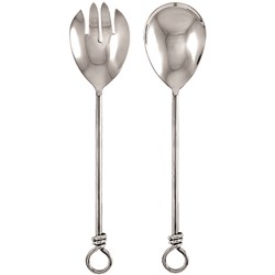 Stainless Steel Knot Salad Serving Set