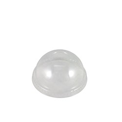 3415885 - Capri PET Dome Lid with Hole Clear Suits 200-355ml