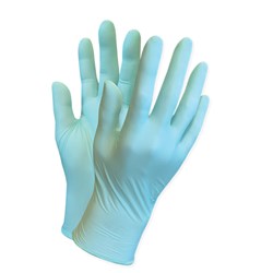 3439411_BioGlove Nitrile Gloves Powder Free Green Medium