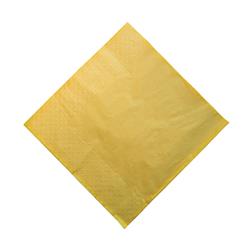 Paper Dinner Napkin Yellow 1/4 Fold 400x400mm