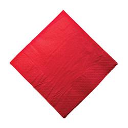 Paper Dinner Napkin Red 1/4 Fold 400x400mm 