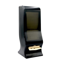 3697293 - EziNap Plastic Napkin Dispenser with Tall Stand Black 209x221x529mm