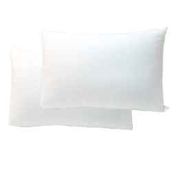 Standard Pillows with Polyester Fill White 2-Pack