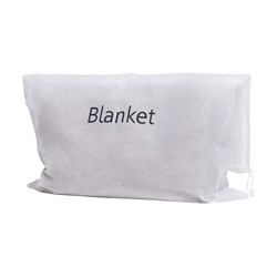 5247024 - GUEST BLANKET BAG DRAW STRING NON-WOVEN WHT 900X800MM (10)