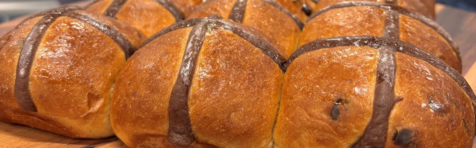 Rich Chocolate Hot Cross Buns for Easter Baking
