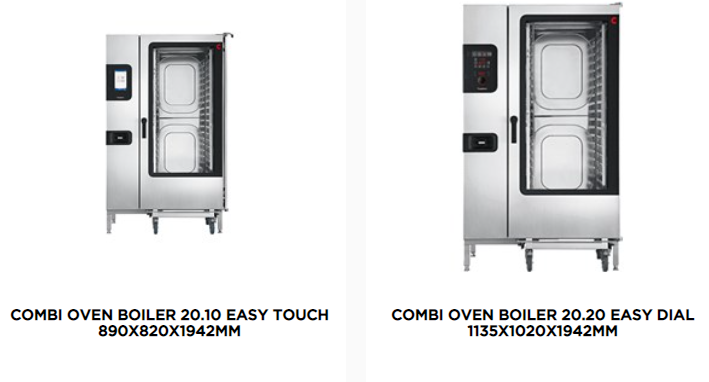 Reward Hospitality's range of combi ovens