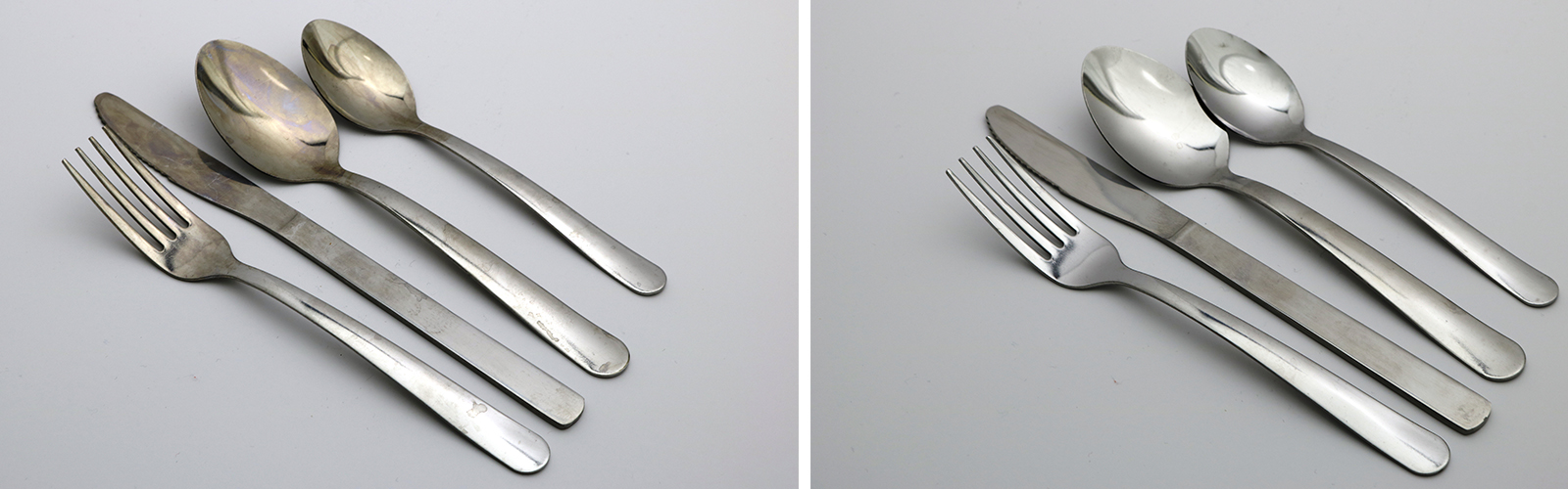 Reward Hospitality | Rusty vs Polished Cutlery