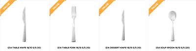 Reward Hospitality | Izia Cutlery range