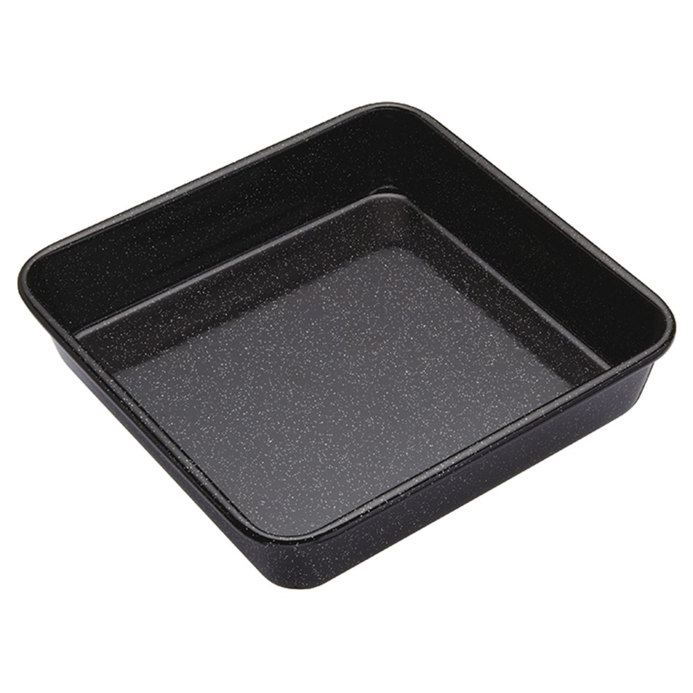 BAKING TRAY VITREOUS ENAMEL 230X230X40MM (6) 2408154 Reward Hospitality