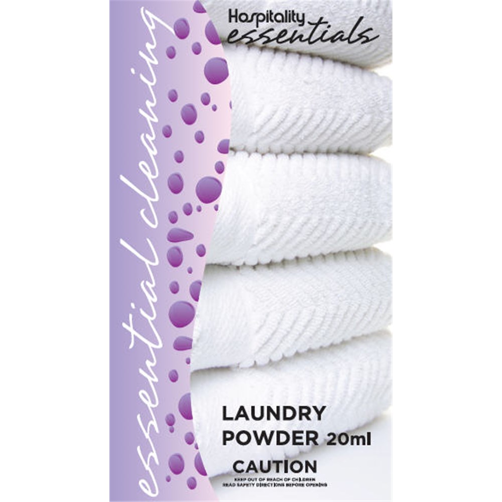 Essentials Laundry Powder Sachet 20g 3055240 Reward Hospitality