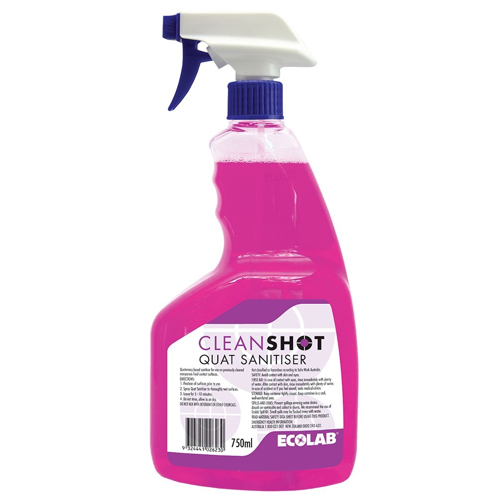 HARD SURFACE SANITISER 750ML CLEANSHOT QUAT (6) 3065050 Reward
