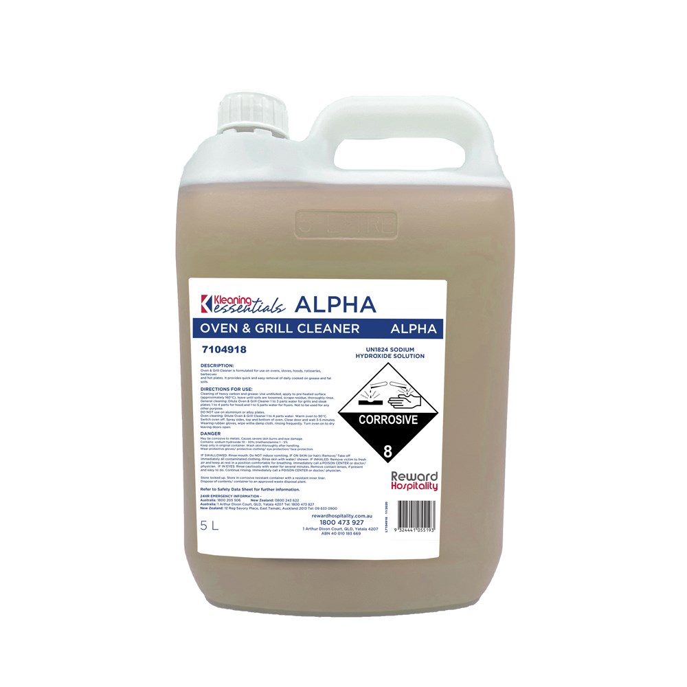 Alpha Oven & Grill Cleaner 5L Kleaning Essentials 3065053 Reward