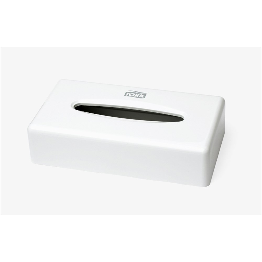 TORK FACIAL TISSUE DISPENSER WHITE PLASTIC 3697145 Reward Hospitality