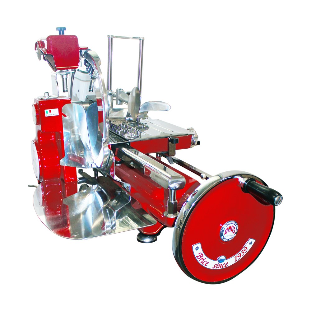 Omas Vintage Style Manual Meat Slicer Red OMALH319 4068006 Reward
