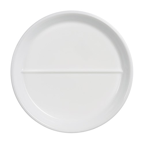 Restaurant Heat System Plate Divided Wht 228Mm (24)