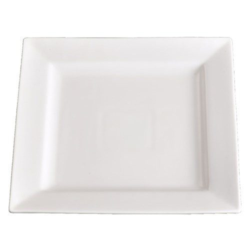 Basics Square Plate White 180mm 