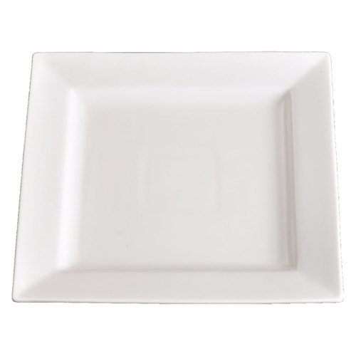 Basics Square Plate White 210mm 