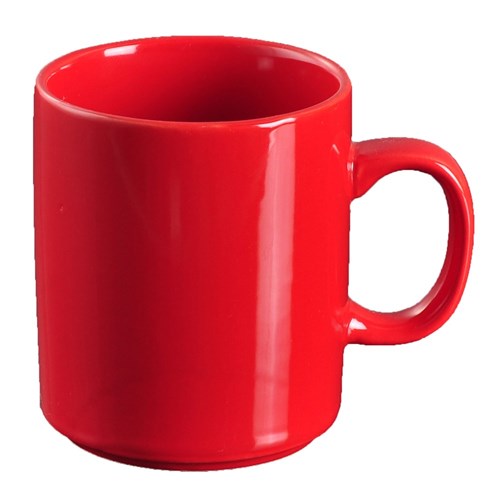 Basics Stackable Can Mug Red 350ml