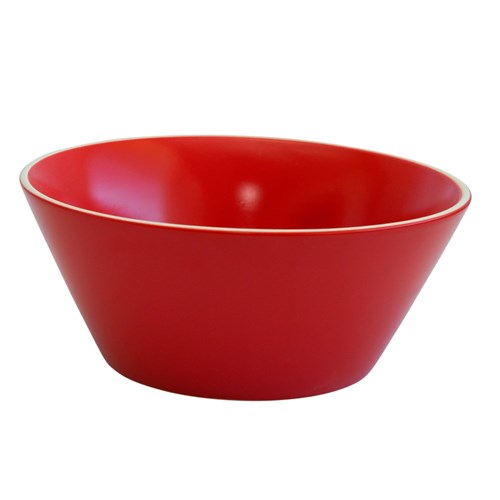 Cafe V Shaped Small Bowl Red 128mm 