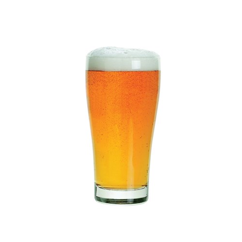 1542200 - Conical Beer Glass 285ml Tempered Certified Nucleated