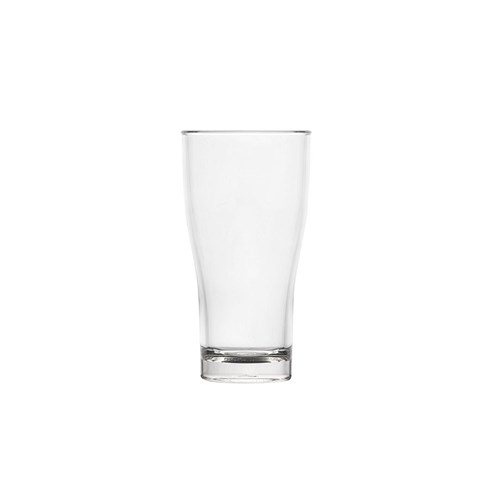Conical Middi Beer Nucleated Polycarbonate Plastic Glass Certified 285ml 