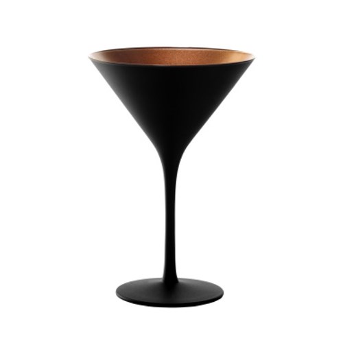 Olympic Cocktail Glass Matte Black Bronze 240ml