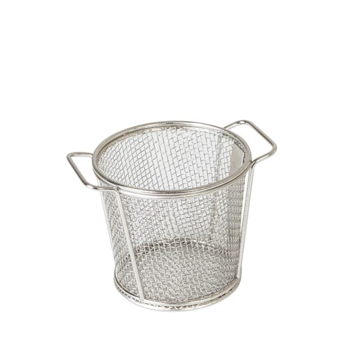 Brooklyn Service Basket Round Stainless Steel 80x90mm